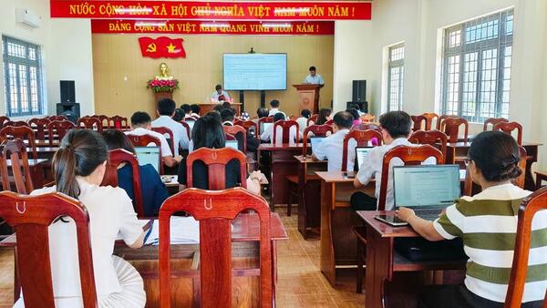 Đảng ủy Ủy ban nhân dân xã Kon Đào tổ chức Hội nghị tổng kết năm 2025 và triển khai phương hướng, nhiệm vụ năm 2026