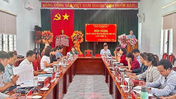 Ban Chấp hành Đảng bộ xã Kon Đào khóa I, nhiệm kỳ 2025 - 2030 tổ chức Hội nghị lần thứ sáu